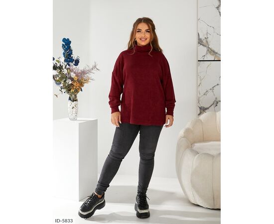 Светр з високим горлом, виконаний з якісної теплої ангори, добре тягнеться і м'яка на дотик р.48-50;52-54;56-58;60-62 (4кол.) "BELUZA" купити недорого від прямого постачальника, зображення 4