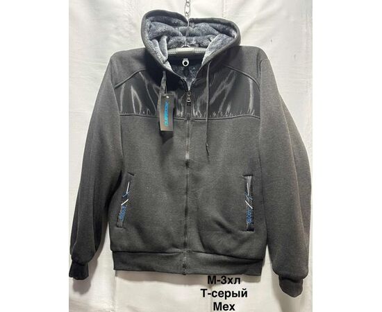 Кофта спортивная мужская 2306 d.grey р.M-3XL "WELL" недорого оптом от прямого поставщика Фотография Кофта спортивная мужская 2306 d.grey р.M-3XL "WELL" недорого оптом от прямого поставщика