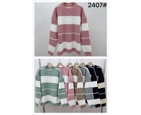 Свитер женский 2407 mix р.48-54 "PALMIRA" недорого оптом от прямого поставщика Фотография Свитер женский 2407 mix р.48-54 "PALMIRA" недорого оптом от прямого поставщика