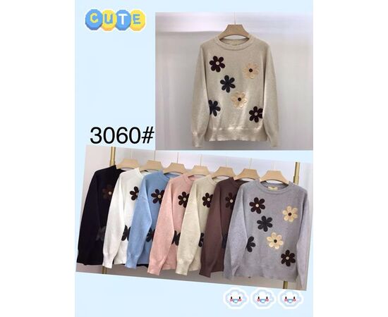 Светр жіночий 3060 mix р.48-52 "PALMIRA" недорого оптом від прямого постачальника Светр жіночий 3060 mix р.48-52 "PALMIRA" недорого оптом від прямого постачальника