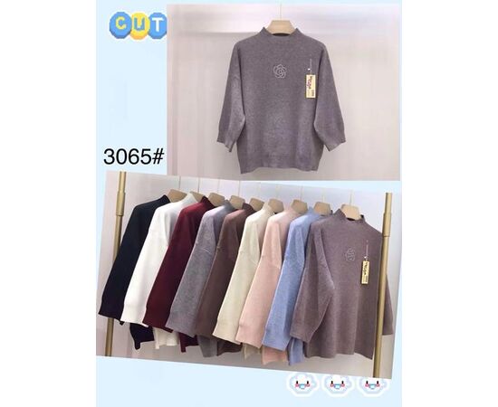 Светр жіночий 3065 mix р.48-52 "PALMIRA" недорого оптом від прямого постачальника Светр жіночий 3065 mix р.48-52 "PALMIRA" недорого оптом від прямого постачальника