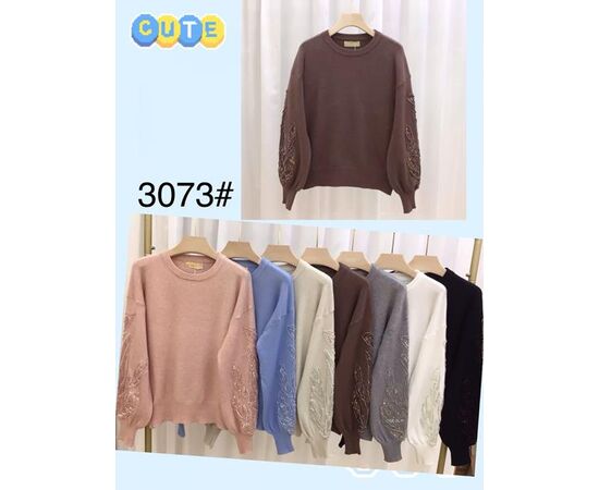 Светр жіночий 3073 mix р.48-52 "PALMIRA" недорого оптом від прямого постачальника Светр жіночий 3073 mix р.48-52 "PALMIRA" недорого оптом від прямого постачальника