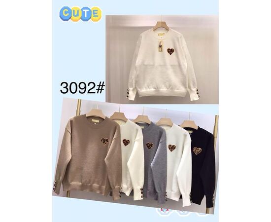 Свитер женский 3092 mix р.48-52 "PALMIRA" недорого оптом от прямого поставщика Фотография Свитер женский 3092 mix р.48-52 "PALMIRA" недорого оптом от прямого поставщика