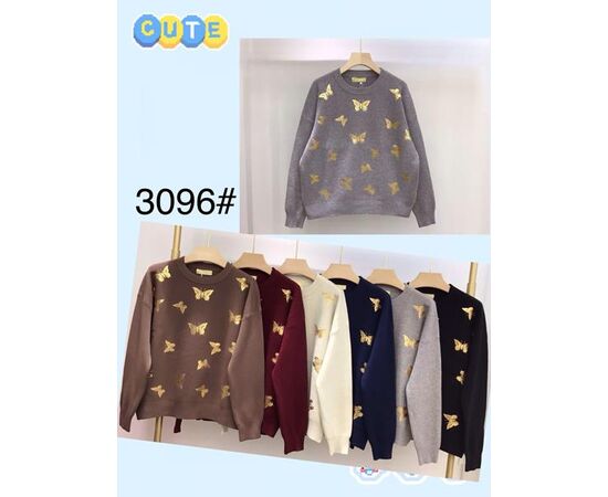 Свитер женский 3096 mix р.48-52 "PALMIRA" недорого оптом от прямого поставщика Фотография Свитер женский 3096 mix р.48-52 "PALMIRA" недорого оптом от прямого поставщика