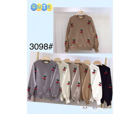 Свитер женский 3098 mix р.48-52 "PALMIRA" недорого оптом от прямого поставщика Фотография Свитер женский 3098 mix р.48-52 "PALMIRA" недорого оптом от прямого поставщика