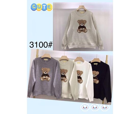 Свитер женский 3100 mix р.48-52 "PALMIRA" недорого оптом от прямого поставщика Фотография Свитер женский 3100 mix р.48-52 "PALMIRA" недорого оптом от прямого поставщика