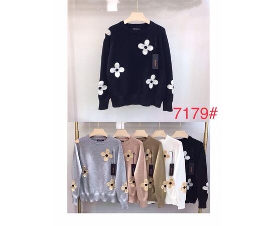 Свитер женский 7179 mix р.48-52 "PALMIRA" недорого оптом от прямого поставщика Фотография Свитер женский 7179 mix р.48-52 "PALMIRA" недорого оптом от прямого поставщика