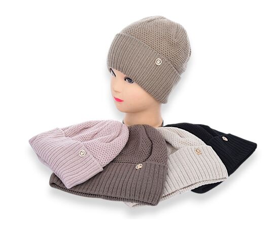 Шапка зимняя женская NSW001-1 на флісі mix р.56-62 "Angelica" недорого оптом от прямого поставщика Фотография Шапка зимняя женская NSW001-1 на флісі mix р.56-62 "Angelica" недорого оптом от прямого поставщика