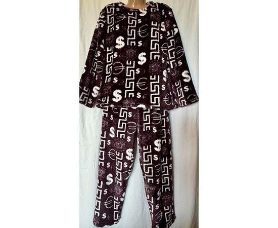 Піжама тепла жіноча HW19 brown р.48-58 "SHELLY" недорого оптом від прямого постачальника Піжама тепла жіноча HW19 brown р.48-58 "SHELLY" недорого оптом від прямого постачальника