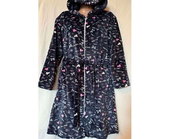 Халат жіночий теплий HW3 navy р.48-58 "SHELLY" недорого оптом від прямого постачальника Халат жіночий теплий HW3 navy р.48-58 "SHELLY" недорого оптом від прямого постачальника