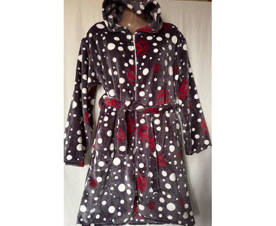 Халат жіночий теплий HW7 brown р.48-58 "SHELLY" недорого оптом від прямого постачальника Халат жіночий теплий HW7 brown р.48-58 "SHELLY" недорого оптом від прямого постачальника