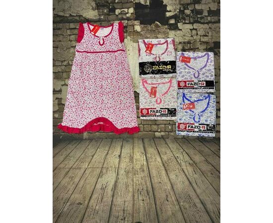 Ночнушка женская YT360 mix р.48-56 "Annet" недорого оптом от прямого поставщика Фотография Ночнушка женская YT360 mix р.48-56 "Annet" недорого оптом от прямого поставщика