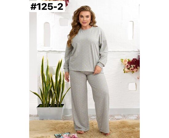 Костюм женский 125-2 grey р.46-56 "ZLATA" недорого оптом от прямого поставщика Фотография Костюм женский 125-2 grey р.46-56 "ZLATA" недорого оптом от прямого поставщика