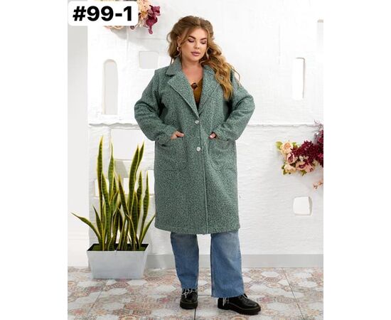 Пальто жіноче 99-1 green р.50-60 "ZLATA" недорого оптом від прямого постачальника Пальто жіноче 99-1 green р.50-60 "ZLATA" недорого оптом від прямого постачальника