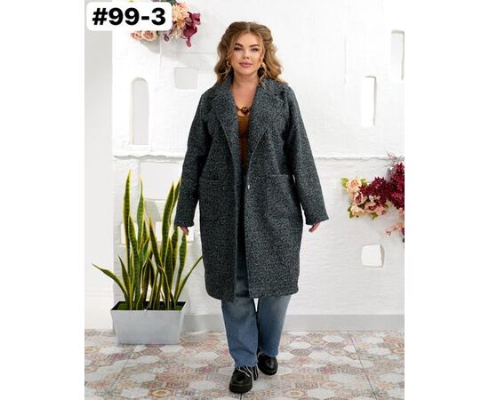 Пальто жіноче 99-3 black р.50-60 "ZLATA" недорого оптом від прямого постачальника Пальто жіноче 99-3 black р.50-60 "ZLATA" недорого оптом від прямого постачальника