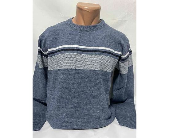 Светр чоловічий SB1366 blue р.L-2XL "Sabihina" недорого оптом від прямого постачальника Светр чоловічий SB1366 blue р.L-2XL "Sabihina" недорого оптом від прямого постачальника