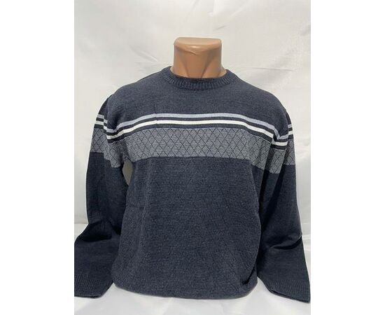 Свитер мужской SB1374 blue р.3XL-5XL "Sabihina" недорого оптом от прямого поставщика Фотография Свитер мужской SB1374 blue р.3XL-5XL "Sabihina" недорого оптом от прямого поставщика