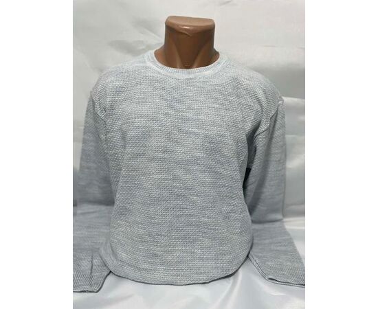 Свитер мужской SB1377 grey р.3XL-5XL "Sabihina" недорого оптом от прямого поставщика Фотография Свитер мужской SB1377 grey р.3XL-5XL "Sabihina" недорого оптом от прямого поставщика