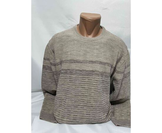 Свитер мужской SB1378 beige р.3XL-5XL "Sabihina" недорого оптом от прямого поставщика Фотография Свитер мужской SB1378 beige р.3XL-5XL "Sabihina" недорого оптом от прямого поставщика