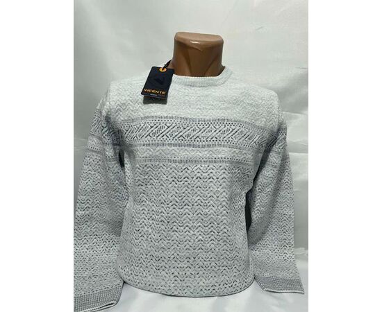 Свитер мужской SB1382 grey р.M-L "Sabihina" недорого оптом от прямого поставщика Фотография Свитер мужской SB1382 grey р.M-L "Sabihina" недорого оптом от прямого поставщика