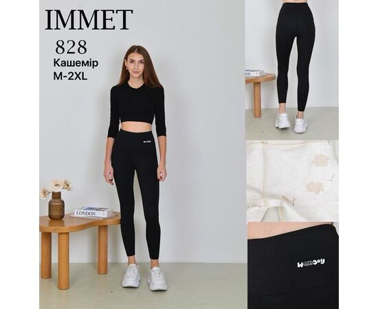 Лосини жіночі теплі 828 black р.M-2XL "Immei" недорого оптом від прямого постачальника Лосини жіночі теплі 828 black р.M-2XL "Immei" недорого оптом від прямого постачальника
