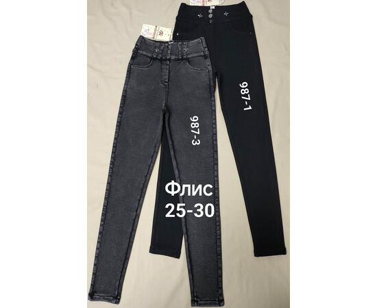 Джинсы утеплённые женские 987-3 grey р.25-30 "Immei" недорого оптом от прямого поставщика Фотография Джинсы утеплённые женские 987-3 grey р.25-30 "Immei" недорого оптом от прямого поставщика
