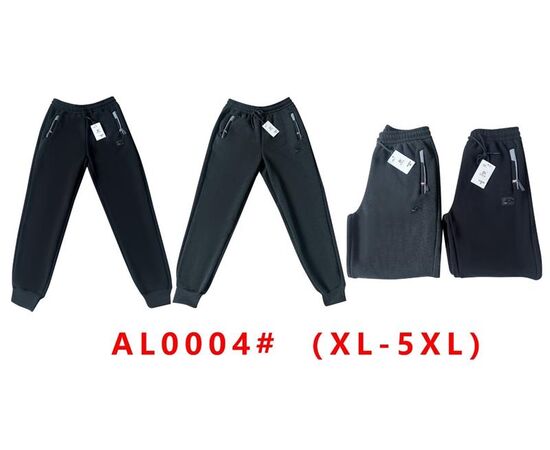 Штаны спортивные мужские утеплённые G3-AL0004 black р.XL-5XL "ZERO" недорого оптом от прямого поставщика Фотография Штаны спортивные мужские утеплённые G3-AL0004 black р.XL-5XL "ZERO" недорого оптом от прямого поставщика