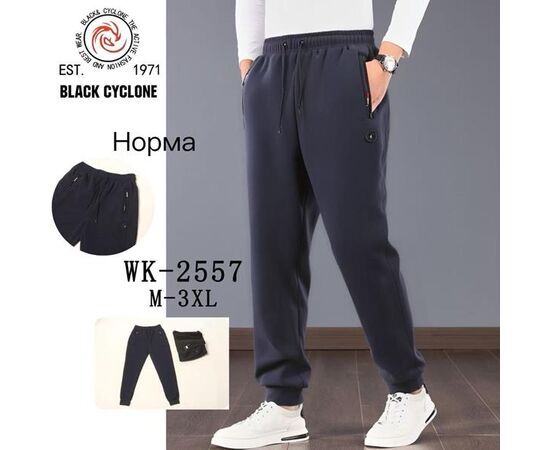 Штаны спортивные мужские утеплённые G69-2557 black р.M-3XL "ZERO" недорого оптом от прямого поставщика Фотография Штаны спортивные мужские утеплённые G69-2557 black р.M-3XL "ZERO" недорого оптом от прямого поставщика