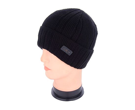 Шапка чоловіча зимова MW003-1 на флісі black р.56-62 "Angelica" недорого оптом від прямого постачальника Шапка чоловіча зимова MW003-1 на флісі black р.56-62 "Angelica" недорого оптом від прямого постачальника
