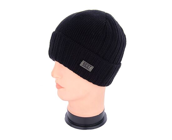 Шапка чоловіча зимова MW004-1 на флісі black р.56-62 "Angelica" недорого оптом від прямого постачальника Шапка чоловіча зимова MW004-1 на флісі black р.56-62 "Angelica" недорого оптом від прямого постачальника