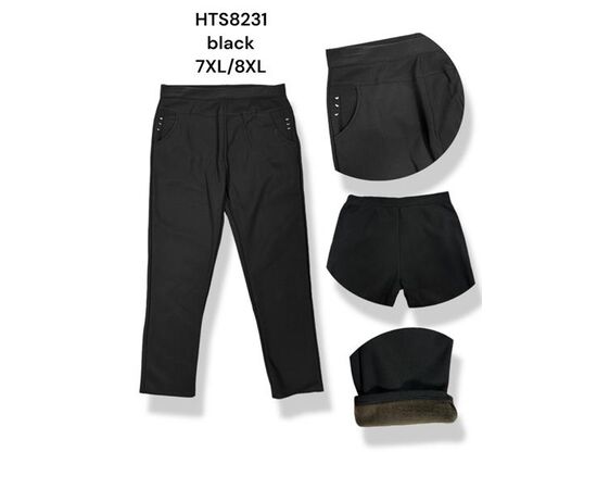 Лосини жіночі теплі G121-8231 black р.3XL-8XL "ZERO" недорого оптом від прямого постачальника Лосини жіночі теплі G121-8231 black р.3XL-8XL "ZERO" недорого оптом від прямого постачальника