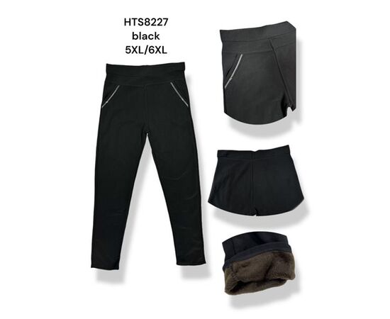 Лосини жіночі теплі G123-8227 black р.3XL-8XL "ZERO" недорого оптом від прямого постачальника Лосини жіночі теплі G123-8227 black р.3XL-8XL "ZERO" недорого оптом від прямого постачальника