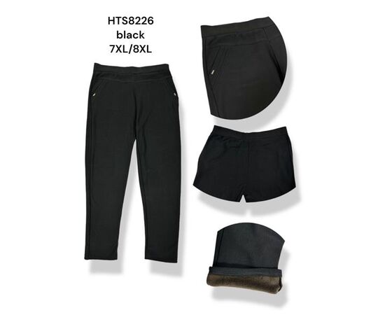 Лосини жіночі теплі G124-8226 black р.3XL-8XL "ZERO" недорого оптом від прямого постачальника Лосини жіночі теплі G124-8226 black р.3XL-8XL "ZERO" недорого оптом від прямого постачальника