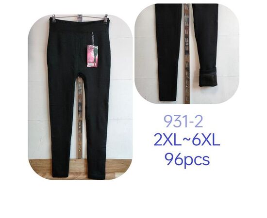 Лосини жіночі теплі G162-931-1 black р.2XL-6XL "ZERO" недорого оптом від прямого постачальника Лосини жіночі теплі G162-931-1 black р.2XL-6XL "ZERO" недорого оптом від прямого постачальника