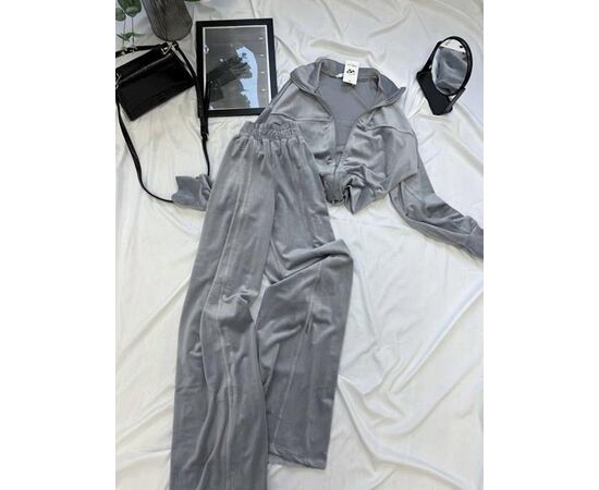 Костюм женский 9051 grey р.46-48 "LINDA" недорого оптом от прямого поставщика Фотография Костюм женский 9051 grey р.46-48 "LINDA" недорого оптом от прямого поставщика