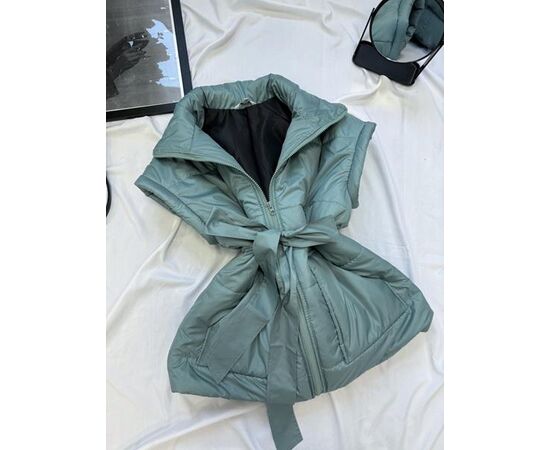 Жилетка женская 9064 mint р.42-50 "LINDA" недорого оптом от прямого поставщика Фотография Жилетка женская 9064 mint р.42-50 "LINDA" недорого оптом от прямого поставщика