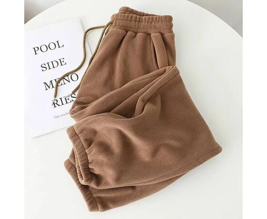 Штаны спортивные женские тёплые 9065 beige р.42-52 "LINDA" недорого оптом от прямого поставщика Фотография Штаны спортивные женские тёплые 9065 beige р.42-52 "LINDA" недорого оптом от прямого поставщика