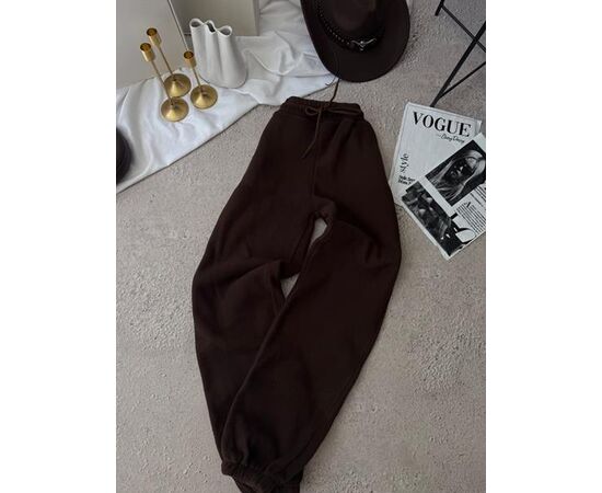 Штаны спортивные женские тёплые 9065 brown р.42-52 "LINDA" недорого оптом от прямого поставщика Фотография Штаны спортивные женские тёплые 9065 brown р.42-52 "LINDA" недорого оптом от прямого поставщика