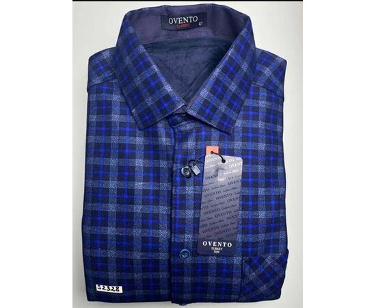 Рубашка мужская тёплая S2328 navy р.40-46 "iBamBino" недорого оптом от прямого поставщика Фотография Рубашка мужская тёплая S2328 navy р.40-46 "iBamBino" недорого оптом от прямого поставщика