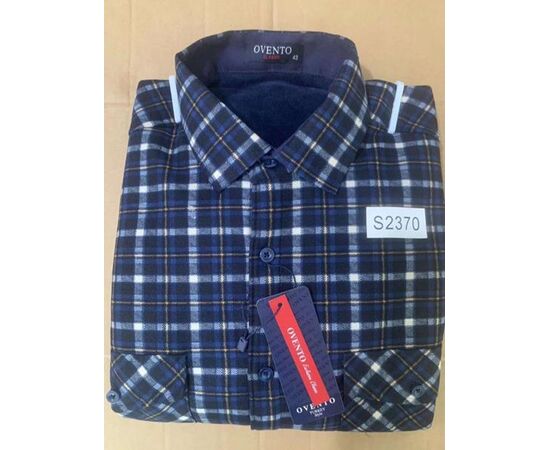 Рубашка мужская тёплая S2370 navy р.40-46 "iBamBino" недорого оптом от прямого поставщика Фотография Рубашка мужская тёплая S2370 navy р.40-46 "iBamBino" недорого оптом от прямого поставщика