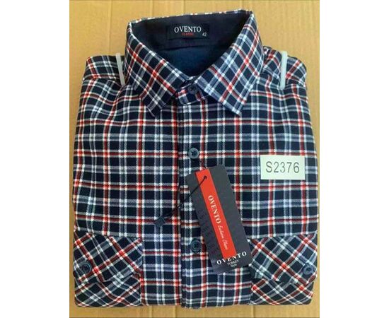 Рубашка мужская тёплая S2376 navy р.40-46 "iBamBino" недорого оптом от прямого поставщика Фотография Рубашка мужская тёплая S2376 navy р.40-46 "iBamBino" недорого оптом от прямого поставщика