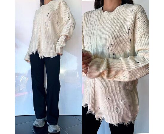 Свитер женский TB109 white р.one size "i8denim Women" недорого оптом от прямого поставщика Фотография Свитер женский TB109 white р.one size "i8denim Women" недорого оптом от прямого поставщика