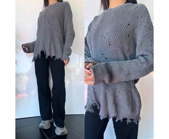 Светр жіночий TB110 grey р.one size "i8denim Women" недорого оптом від прямого постачальника Светр жіночий TB110 grey р.one size "i8denim Women" недорого оптом від прямого постачальника