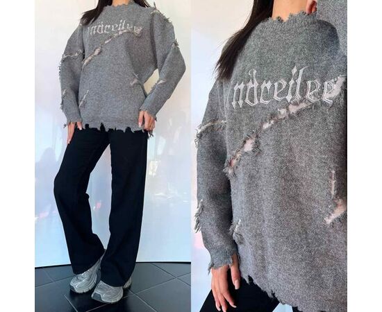 Свитер женский TB100 grey р.one size "i8denim Women" недорого оптом от прямого поставщика Фотография Свитер женский TB100 grey р.one size "i8denim Women" недорого оптом от прямого поставщика