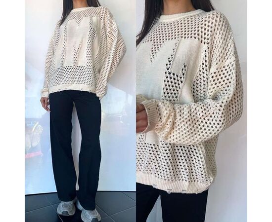 Свитер женский TB112 white р.one size "i8denim Women" недорого оптом от прямого поставщика Фотография Свитер женский TB112 white р.one size "i8denim Women" недорого оптом от прямого поставщика