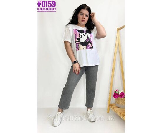 Фотография Женские джинсы Mom Jeans размерный ряд 31,32,33,34,36,38 "PARTNERS" недорого от прямого поставщика, изображение 3