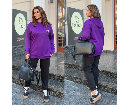 Костюм жіночий прогулянковий трикотаж (46-60) "LADA" недорого від прямого постачальника, зображення 2