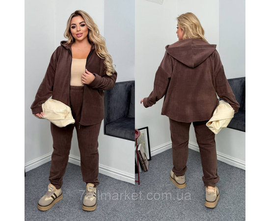 Костюм 2-ка женский спортивный флисовый (46-60) "LADA" недорого от прямого поставщика, изображение 3 Фотография Костюм 2-ка женский спортивный флисовый (46-60) "LADA" недорого от прямого поставщика, изображение 3