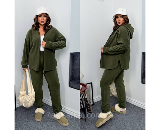 Костюм 2-ка женский спортивный флисовый (46-60) "LADA" недорого от прямого поставщика, изображение 2 Фотография Костюм 2-ка женский спортивный флисовый (46-60) "LADA" недорого от прямого поставщика, изображение 2