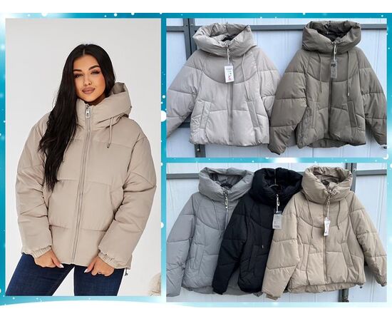 Куртка женская зимняя K23012 khaki р.M-2XL "Dorimodes" недорого оптом от прямого поставщика Фотография Куртка женская зимняя K23012 khaki р.M-2XL "Dorimodes" недорого оптом от прямого поставщика